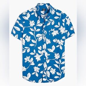 NWOT✨ J. Crew Flex Wash Floral Hawaiian Shirt
